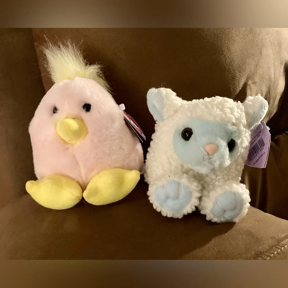 Puffkins Chirps and Bluebelle limited edition animals Perfect for Easter gifts